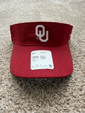 NWT Nike Oklahoma Sooners Dri-Fit Unisex Adjustable Sports Visor